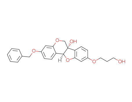 9-(3-hydroxypropoxy)-3-(benzyloxy)-6a,11a-dihydro-6H-benzofuro[3,2-c]chromen-6a-ol