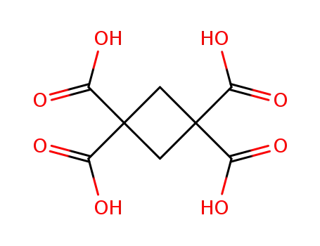 Molecular Structure of 7371-69-9 (cyclobutane-1,1,3,3-tetracarboxylic acid)