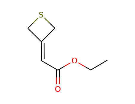 Molecular Structure of 1223573-30-5 (Ethyl 2-(thietan-3-ylidene)acetate)