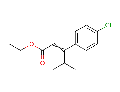 (E)-3-(4-Chloro-phenyl)-4-methyl-pent-2-enoic acid ethyl ester
