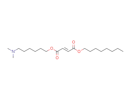 Molecular Structure of 220823-39-2 (6-(N,N-dimethylamino)hexyl octyl fumarate)