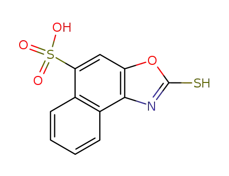Molecular Structure of 7341-79-9 (Naphth[1,2-d]oxazole-5-sulfonic acid, 1,2-dihydro-2-thioxo-)