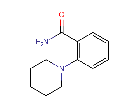 Molecular Structure of 3430-40-8 (2-PIPERIDINOBENZAMIDE)