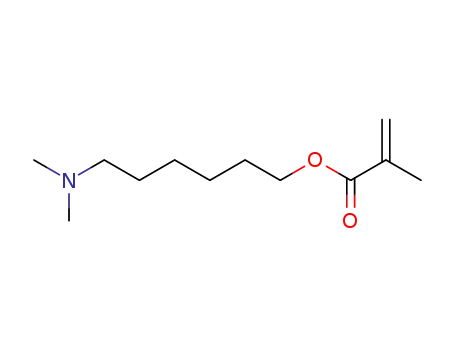 Molecular Structure of 20602-93-1 (2-Propenoic acid, 2-methyl-, 6-(dimethylamino)hexyl ester)