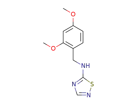 N-[(2,4-dimethoxyphenyl)methyl]-1,2,4-thiadiazol-5-amine