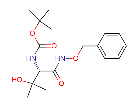 (S)-2-(N-Boc-Amino)-N-benzyloxy-3-hydroxy-3-methylbutyramide