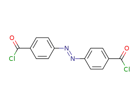 Molecular Structure of 78752-50-8 (Benzoyl chloride, 4,4'-(1E)-azobis-)