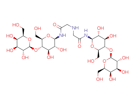 N-di{N-[4-O-(β-D-galactopyranosyl)-β-D-glucopyranosyl]-carbamoylmethyl}amine