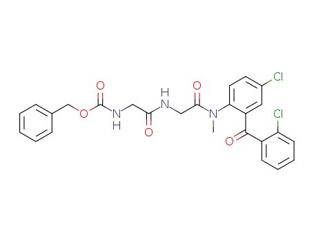 Glycinamide,
N-[(phenylmethoxy)carbonyl]glycyl-N-[4-chloro-2-(2-chlorobenzoyl)phen
yl]-N-methyl-
