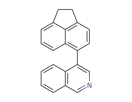 Molecular Structure of 1092384-66-1 (4-(1,2-dihydroacenaphthylen-5-yl)isoquinoline)