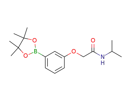 N-isopropyl-2-(3-(4,4,5,5-tetramethyl-1,3,2-dioxaborolan-2-yl)phenoxy)acetamide
