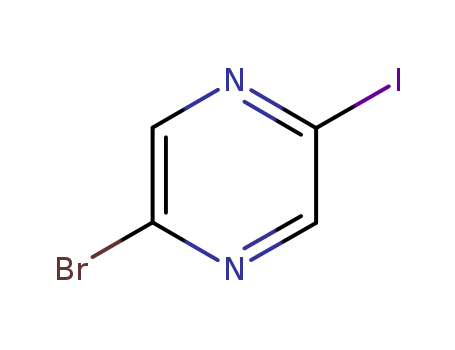 Pyrazine,2-bromo-5-iodo-