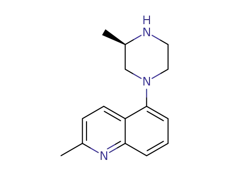 Quinoline, 2-methyl-5-[(3R)-3-methyl-1-piperazinyl]-