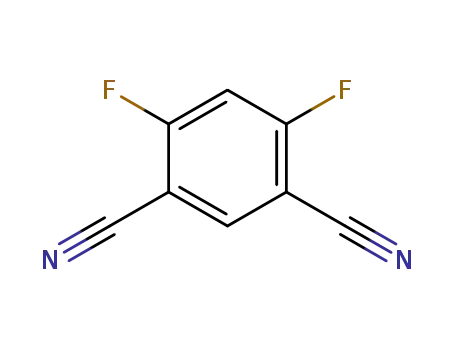 Molecular Structure of 17654-70-5 (1,3-Benzenedicarbonitrile, 4,6-difluoro-)