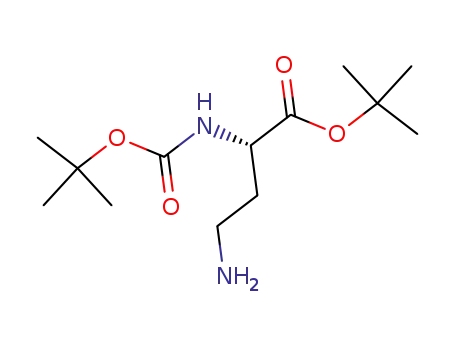 Molecular Structure of 190447-69-9 (BOC-DAB-OTBU HCL)