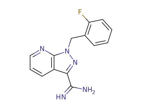 1-(2-Fluorobenzyl)-1H-pyrazolo[3,4-b]pyridine-3-carboximidamide