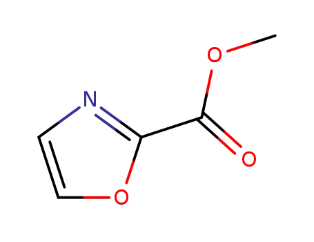 Molecular Structure of 31698-88-1 (METHYL 2-OXAZOLECARBOXYLATE)