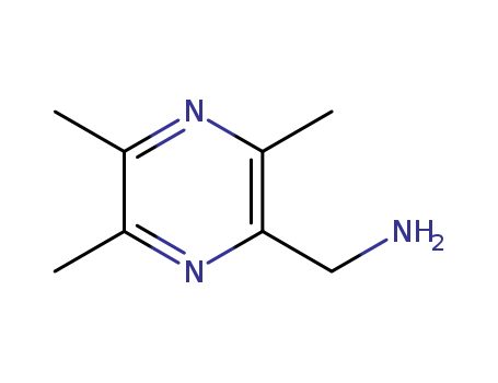 Pyrazinemethanamine,  3,5,6-trimethyl-  (9CI)