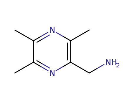 피라진메탄아민, 3,5,6-트리메틸-(9CI)