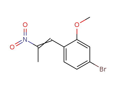 Benzene, 4-bromo-2-methoxy-1-(2-nitro-1-propenyl)-