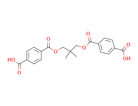 Molecular Structure of 24854-59-9 (1,4-Benzenedicarboxylic acid, 2,2-dimethyl-1,3-propanediyl ester)