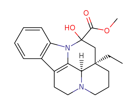 methyl (41S,12R,13aR)-13a-ethyl-12-
hydroxy-2,3,41,5,6,12,13,13aoctahydro-
1H-indolo[3,2,1-
de]pyrido[3,2,1-ij][1,5]나프티리딘-
12-카르복실산염