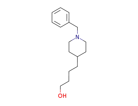 Molecular Structure of 318508-02-0 (4-(1-Benzylpiperidin-4-yl)butan-1-ol)