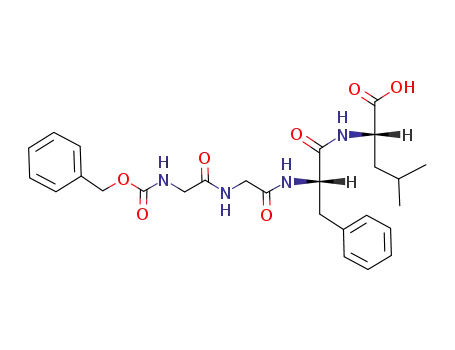 Molecular Structure of 69983-47-7 (L-Leucine,
N-[N-[N-[N-[(phenylmethoxy)carbonyl]glycyl]glycyl]-L-phenylalanyl]-)