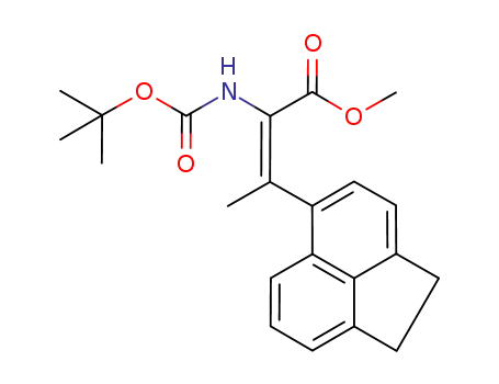 methyl (E)-2-(tert-butoxycarbonylamino)-3-(1,2-dihydroacenaphthylen-5-yl)but-2-enoate