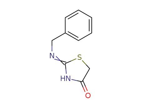 Molecular Structure of 17385-69-2 (2-BENZYLAMINO-THIAZOL-4-ONE)