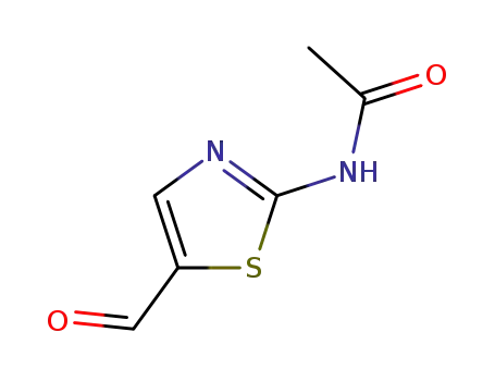 Molecular Structure of 252662-37-6 (N-(5-ForMylthiazol-2-yl)acetaMide)