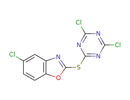 5-chloro-2-(4,6-dichloro-[1,3,5]triazin-2-ylsulfanyl)-benzooxazole
