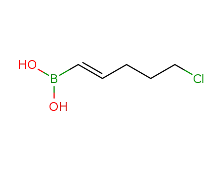 Molecular Structure of 37490-32-7 ((E)-5-CHLORO-1-PENTENEBORONIC ACID)