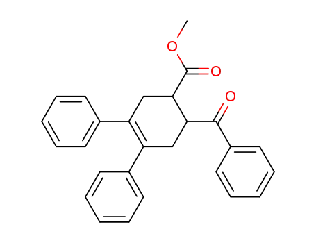 6-benzoyl-3,4-diphenyl-cyclohex-3-enecarboxylic acid methyl ester