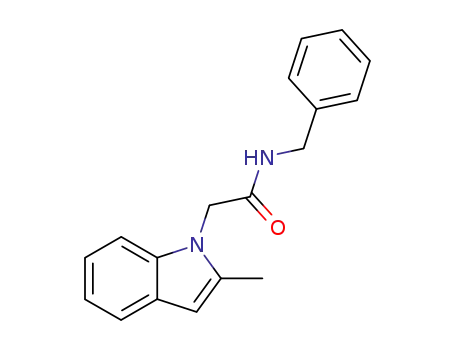 1H-Indole-1-acetamide, 2-methyl-N-(phenylmethyl)-