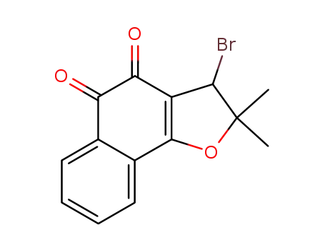 3-bromo-2,3-dihydro-2,2-dimethylnaphtho[1,2-b]furan-4,5-dione