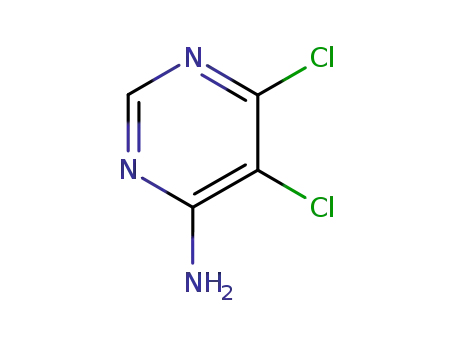 Molecular Structure of 310400-38-5 (5,6-dichloropyrimidin-4-amine)