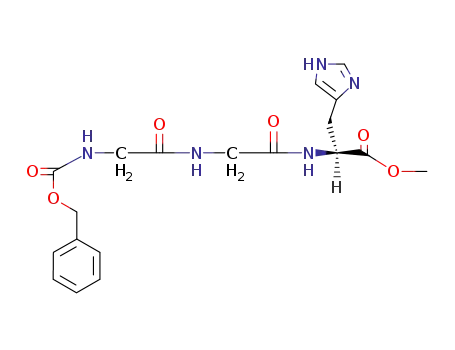 L-Histidine, N-[N-[N-[(phenylmethoxy)carbonyl]glycyl]glycyl]-, methyl
ester