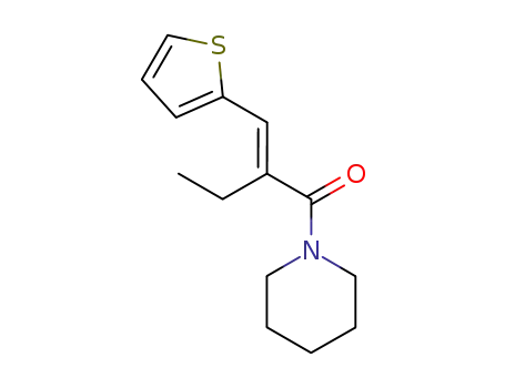 N,N-pentamethylene ethyl-2 (thienyl-2)-3 propene-2 amide