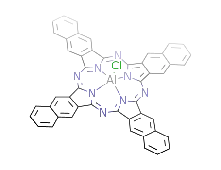 Molecular Structure of 33273-14-2 (ALUMINUM 2,3-NAPHTHALOCYANINE CHLORIDE)