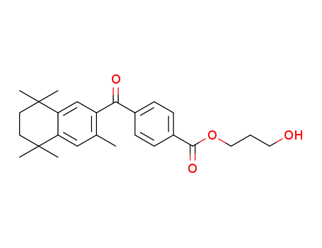 3-hydroxypropyl 4-(3,5,5,8,8-pentamethyl-5,6,7,8-tetrahydronaphthalene-2-carbonyl)benzoate