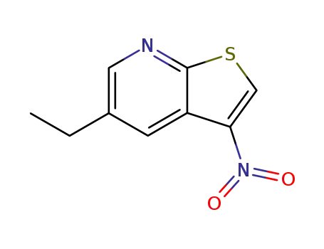5- 에틸 -3- 니트로 티에 노 [2,3-b] 피리딘