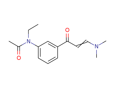 N-[3-(3-Dimethylamino-1-oxo-2-propenyl)phenyl]-N-ethylacetamide cas no. 96605-66-2 98%