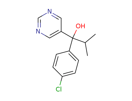 1-(4-chlorophenyl)-2-methyl-1-pyrimidin-5-yl-propan-1-ol