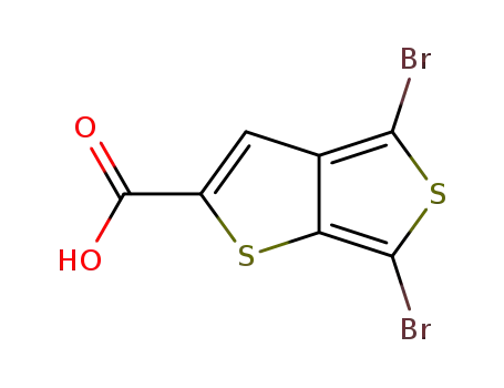 Molecular Structure of 1024594-86-2 (4,6-Dibromothieno[3,4-b]thiophene-2-carboxylic acid)