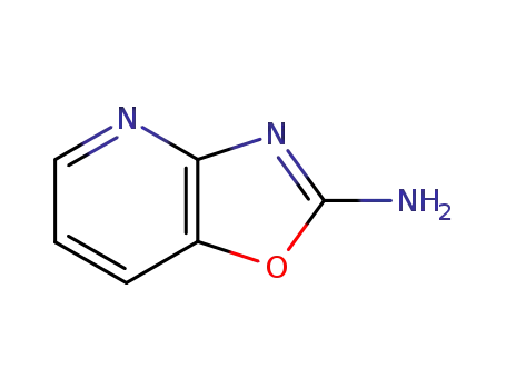 Molecular Structure of 40926-66-7 (Oxazolo[4,5-b]pyridin-2-amine)