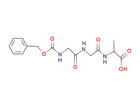 Molecular Structure of 97466-06-3 (<i>N</i>-benzyloxycarbonyl-glycyl=>glycyl=>-DL-alanine)