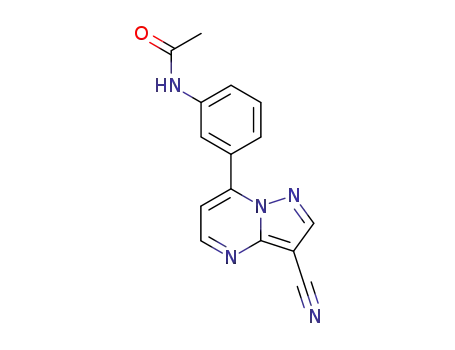 N-[3-(3-시아노피라졸로[1,5-a]피리미딘-7-일)페닐]아세트아미드