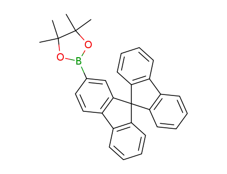 Molecular Structure of 884336-44-1 (9,9-Spirodifluorene-2-Boronic acid pinacol ester)