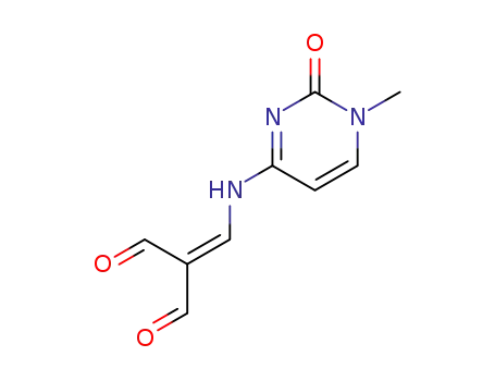 Molecular Structure of 185846-28-0 (2-[(1-Methyl-2-oxo-1,2-dihydro-pyrimidin-4-ylamino)-methylene]-malonaldehyde)